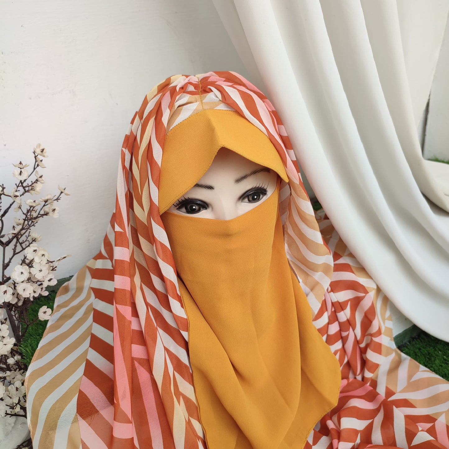 Instant Cap Hijab Set -Design 2