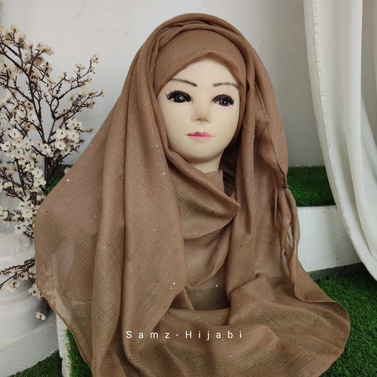 Sequence Pret Hijab Dark Khakhi