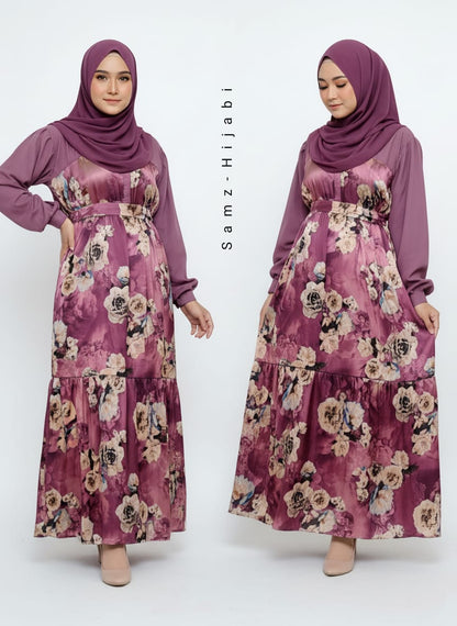 Two Step Frill Abaya Design 3