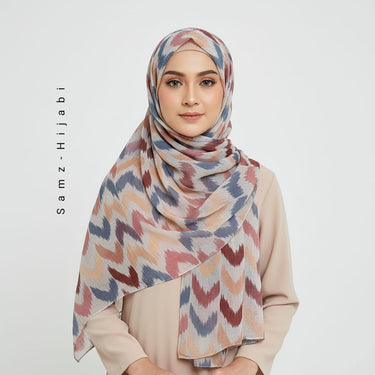 Wavy_Art Turkish Lawn Hijab_ Grey