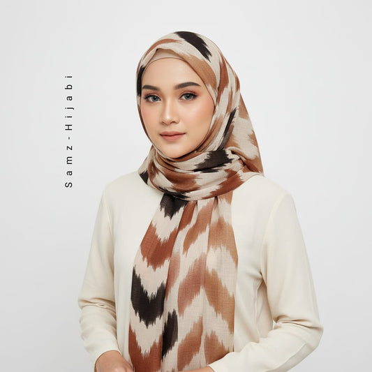 Wavy_Art Turkish Lawn Hijab_ Cream