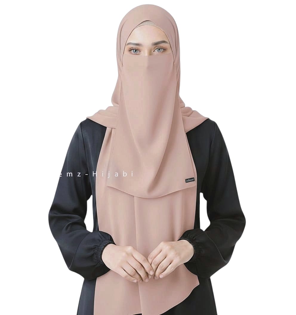 Hijab Naqab Set Nude