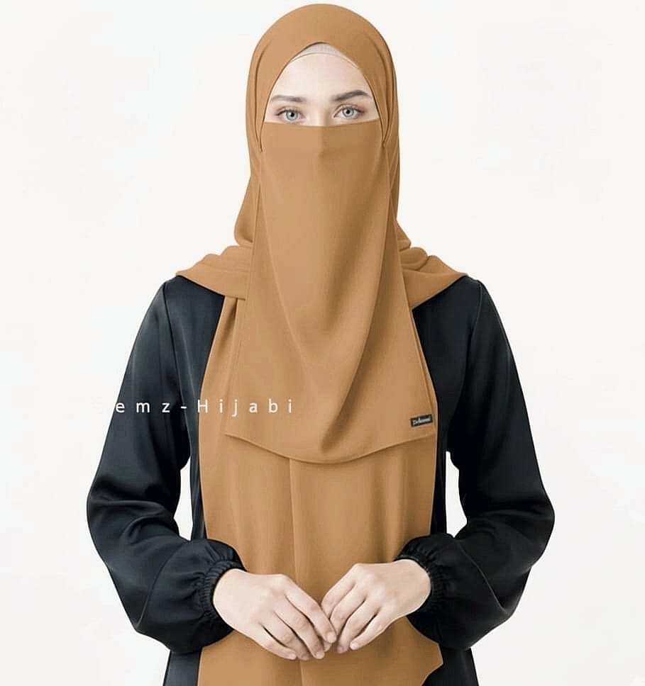 Hijab Naqab Set Gold