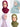 Pack Of Four Chiffon Georegette Hijab _Design11