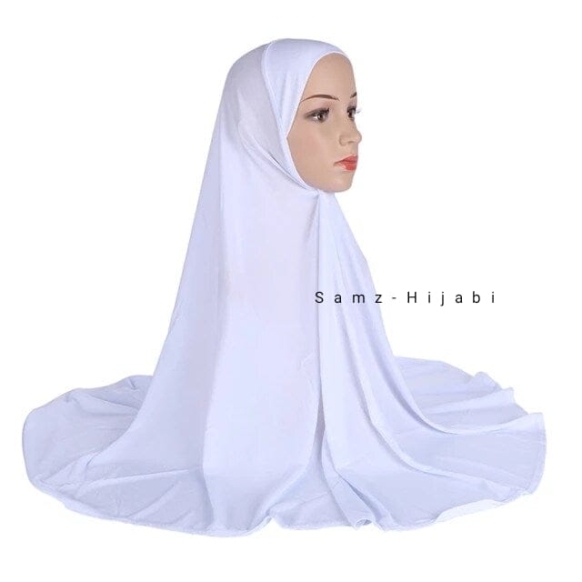 Kids Hijab White