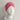 Side  Cross Cap Peachy  Pink
