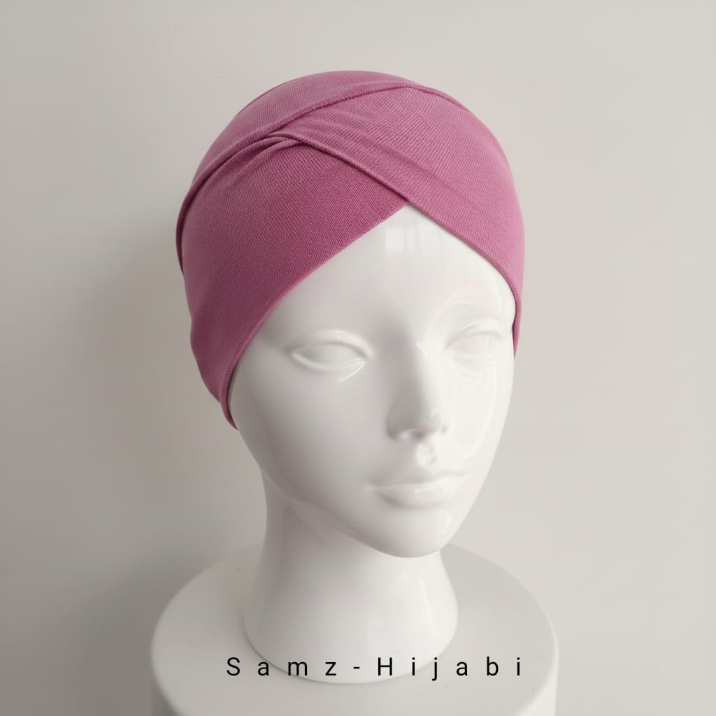 Side Cross Cap Tea Pink