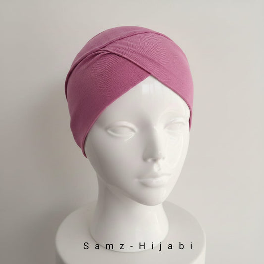Side Cross Cap Tea Pink