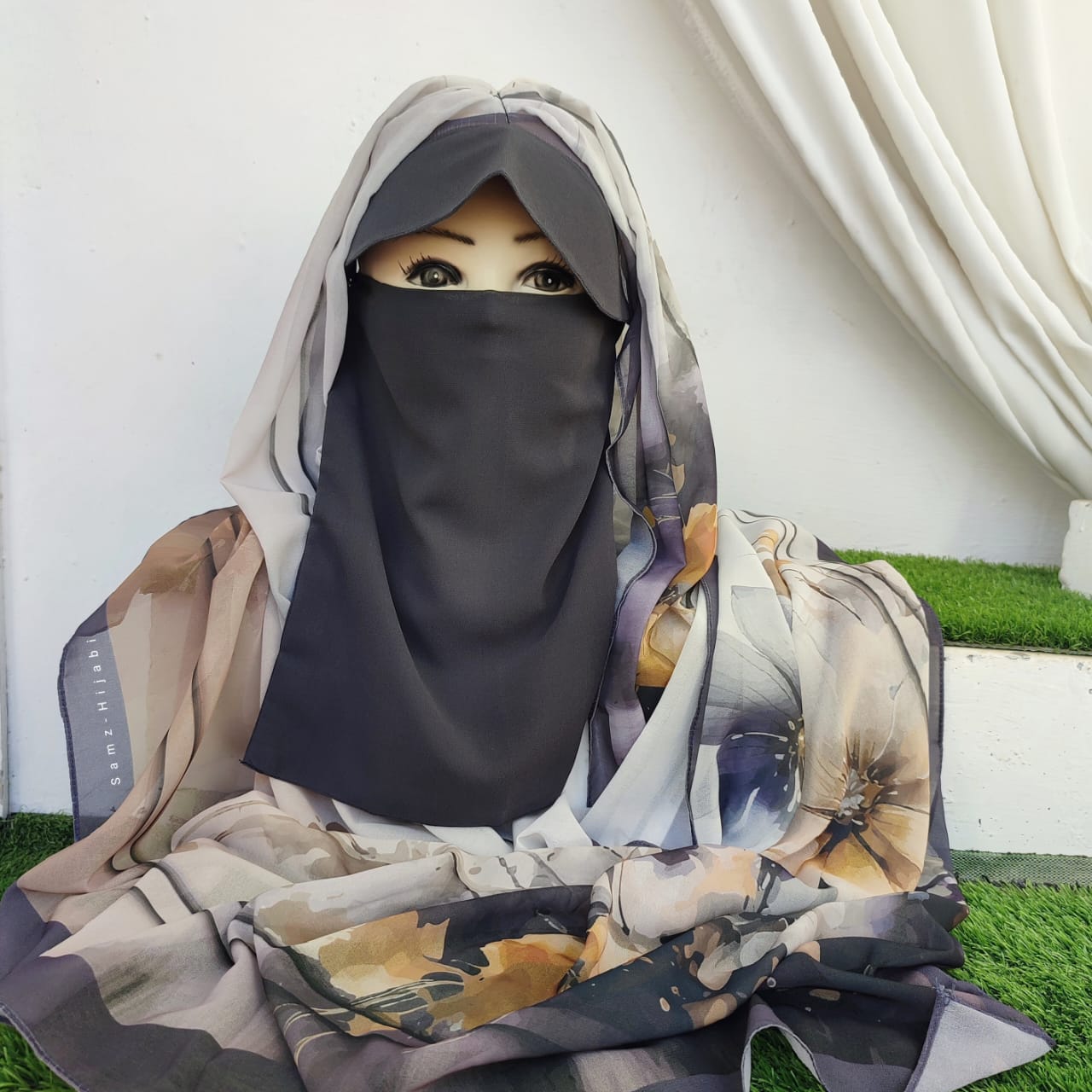 Instant Cap Hijab Set _Design 10