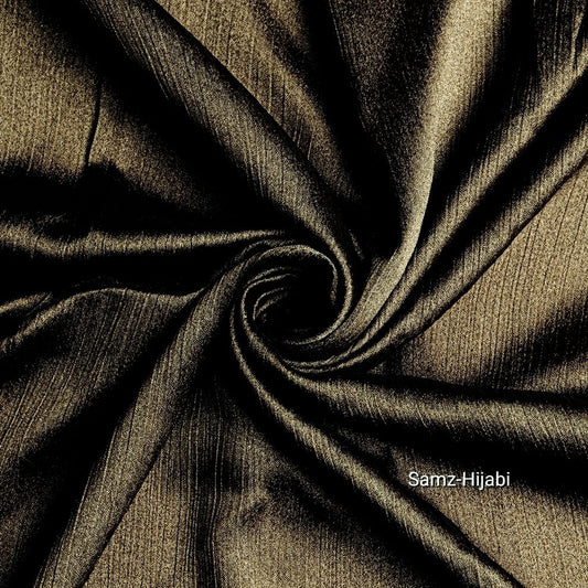 Crinkle Silk Hijab Antique Brown