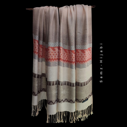 Mishal Pashmina Hijab Cream