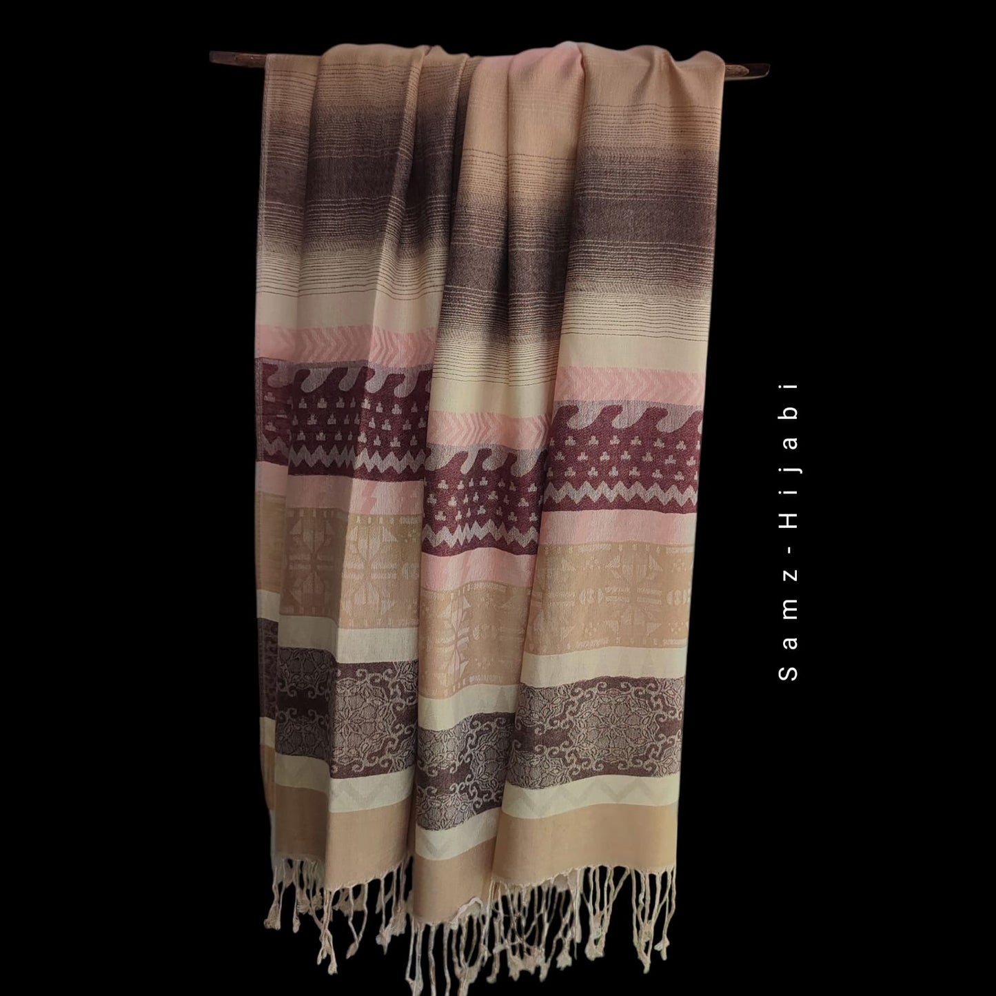 Mishal Pashmina Hijab Golden