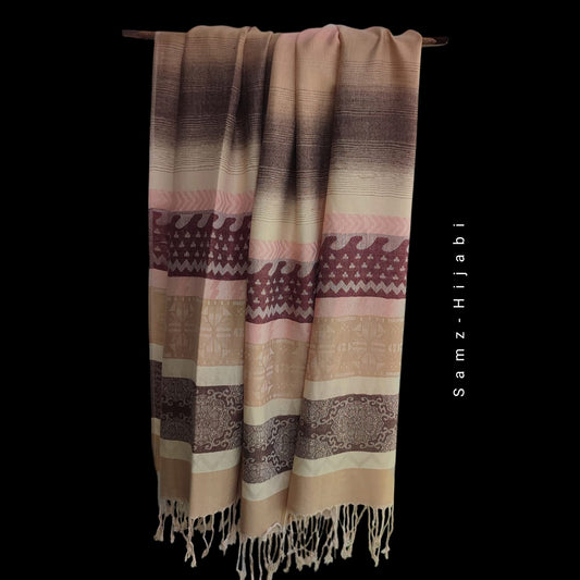 Mishal Pashmina Hijab Golden