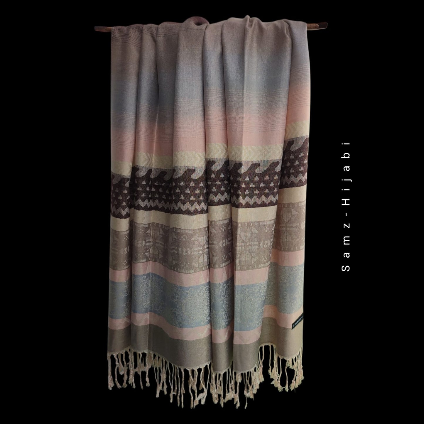Mishal Pashmina Hijab Pistachio