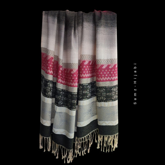 Mishal Pashmina Hijab Black