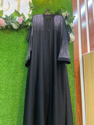 Lux-Sparkling Motives Abaya With Hijab