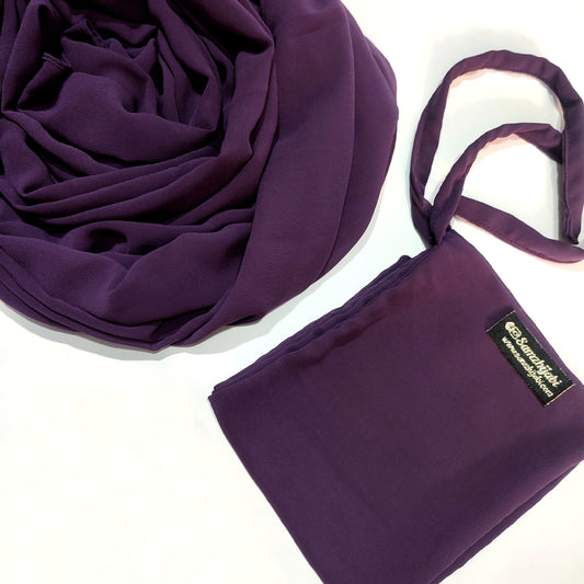 Hijab Naqab Set  Purple