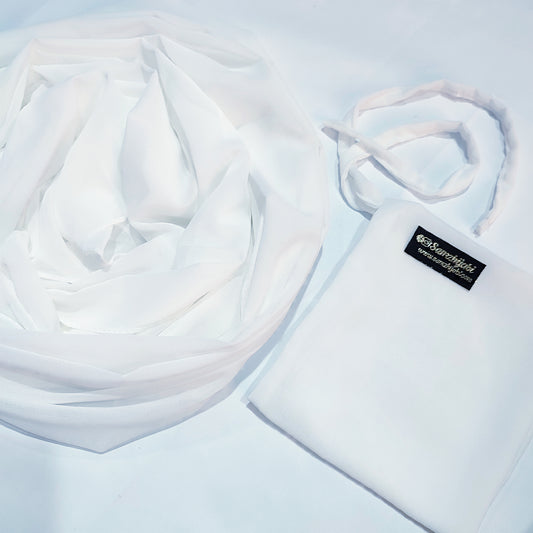 Hijab Naqab Set Pure white