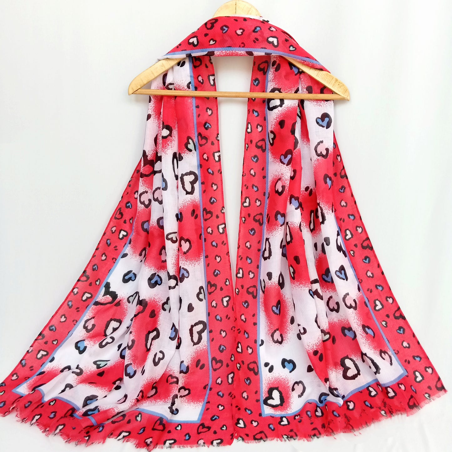 Heart Melting Hijab - Red