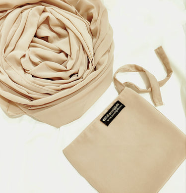Hijab Naqab Set Butter cream