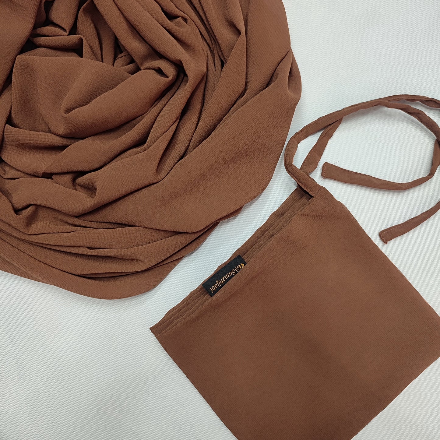 Hijab Naqab Set Camel Brown