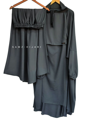 French Jilbabs Three Piece