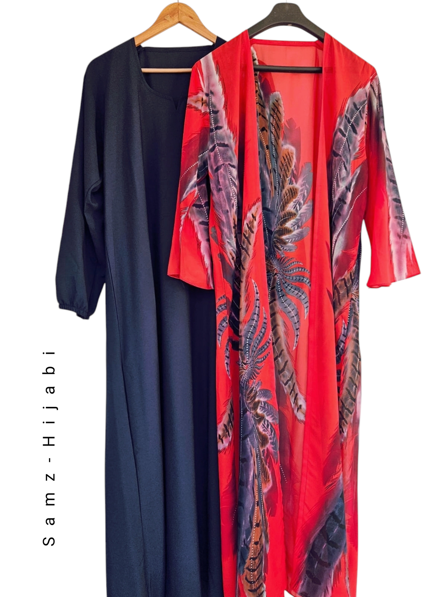 Bloom Spring Separate Upper Abaya _ Printed