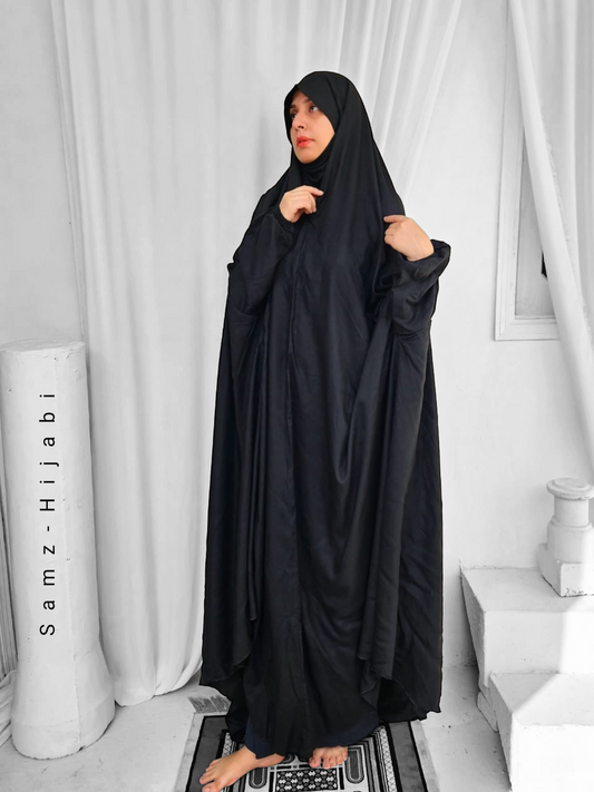 Linen Namaz Chadar-Black