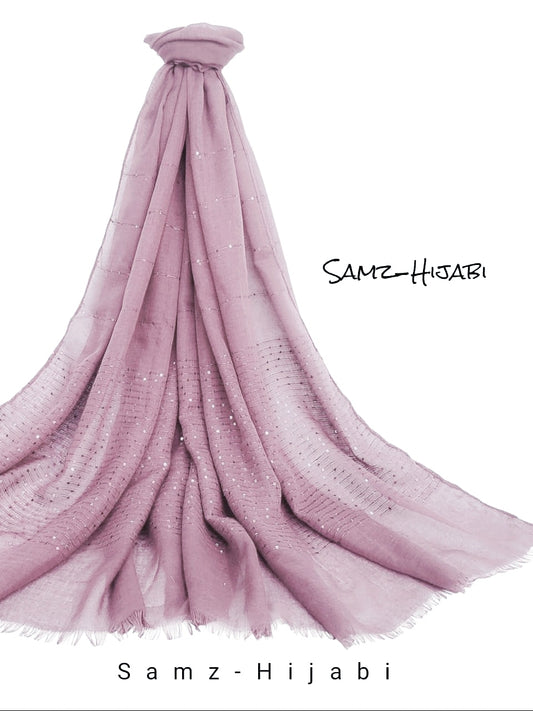 Sequence Border Lawn Mauve
