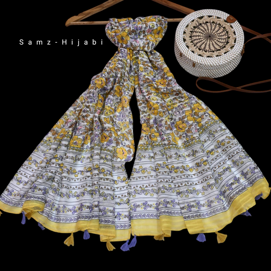 Gulbahar Lawn Hijab Volume_2  Yellow