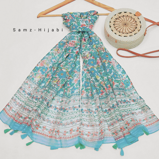 Gulbahar Lawn Hijab Volume_2  Aqua