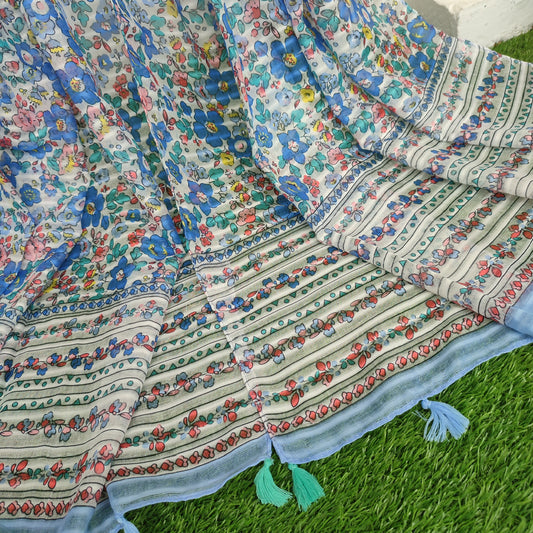 Gulbahar Lawn Hijab Volume_2  Sky Blue