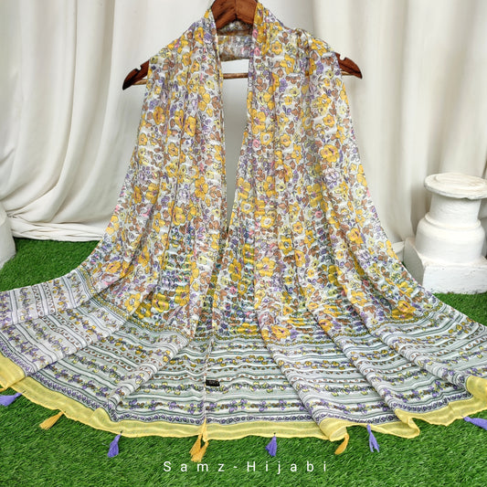 Gulbahar Lawn Hijab Volume_2  Yellow