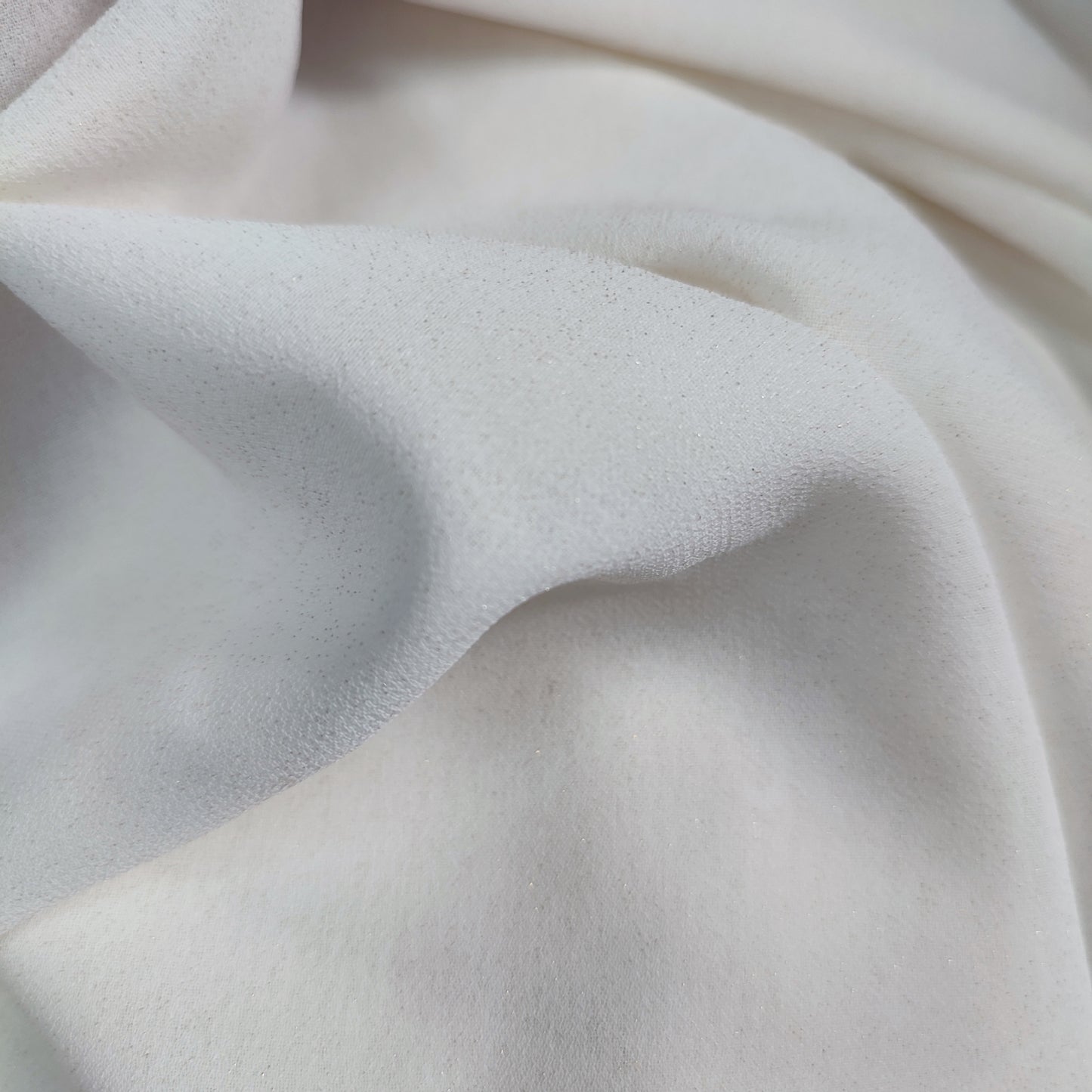 Moonlight Golden Shimmer Hijab Naqab Set-White