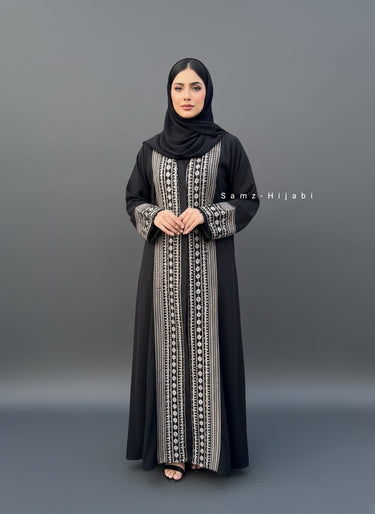 Trending Baloch Embroidery Abaya black