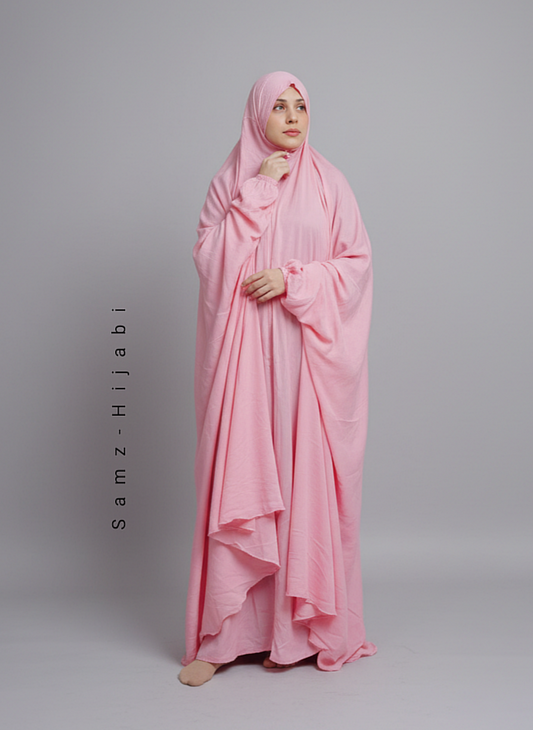 Linen Namaz Chadar-Pink