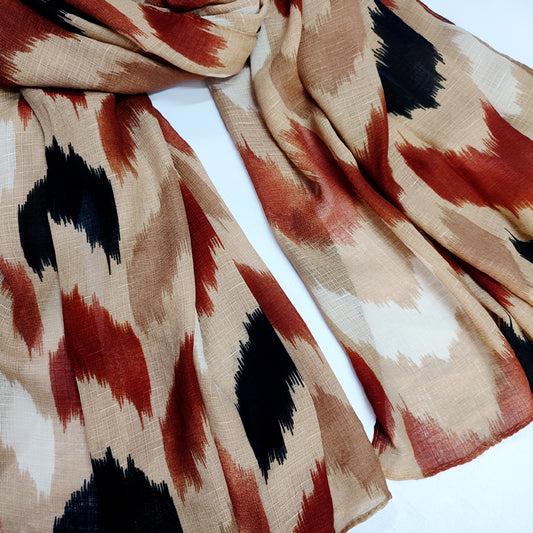 Wavy_Art Turkish Lawn Hijab_ Beige