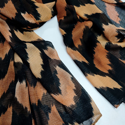 Wavy_Art Turkish Lawn Hijab_Black 1