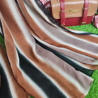 Multi Striped Morrocon Lawn Hijab_ Black Brow 12