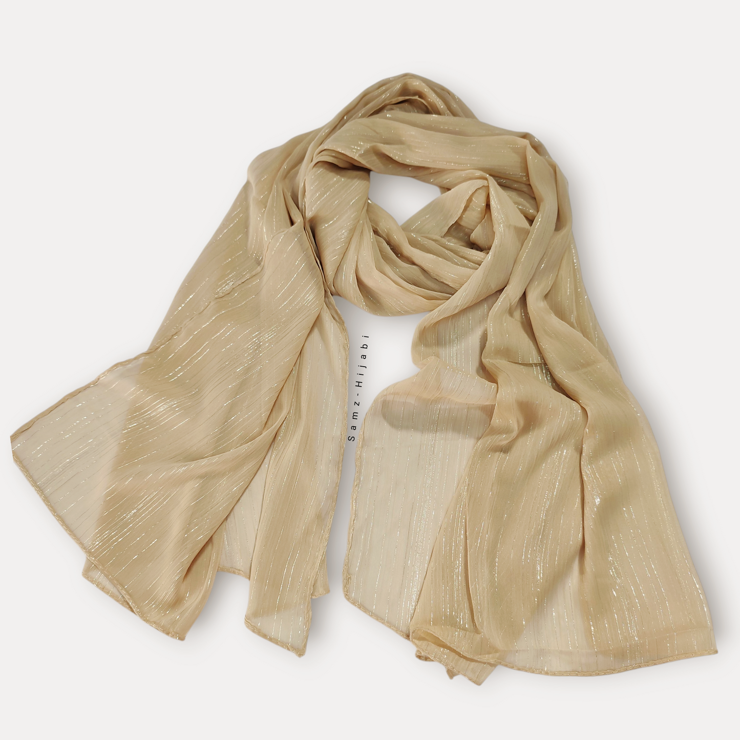 Luxurious Chiffon Zari Hijab