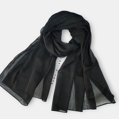 Luxurious Chiffon Zari Hijab