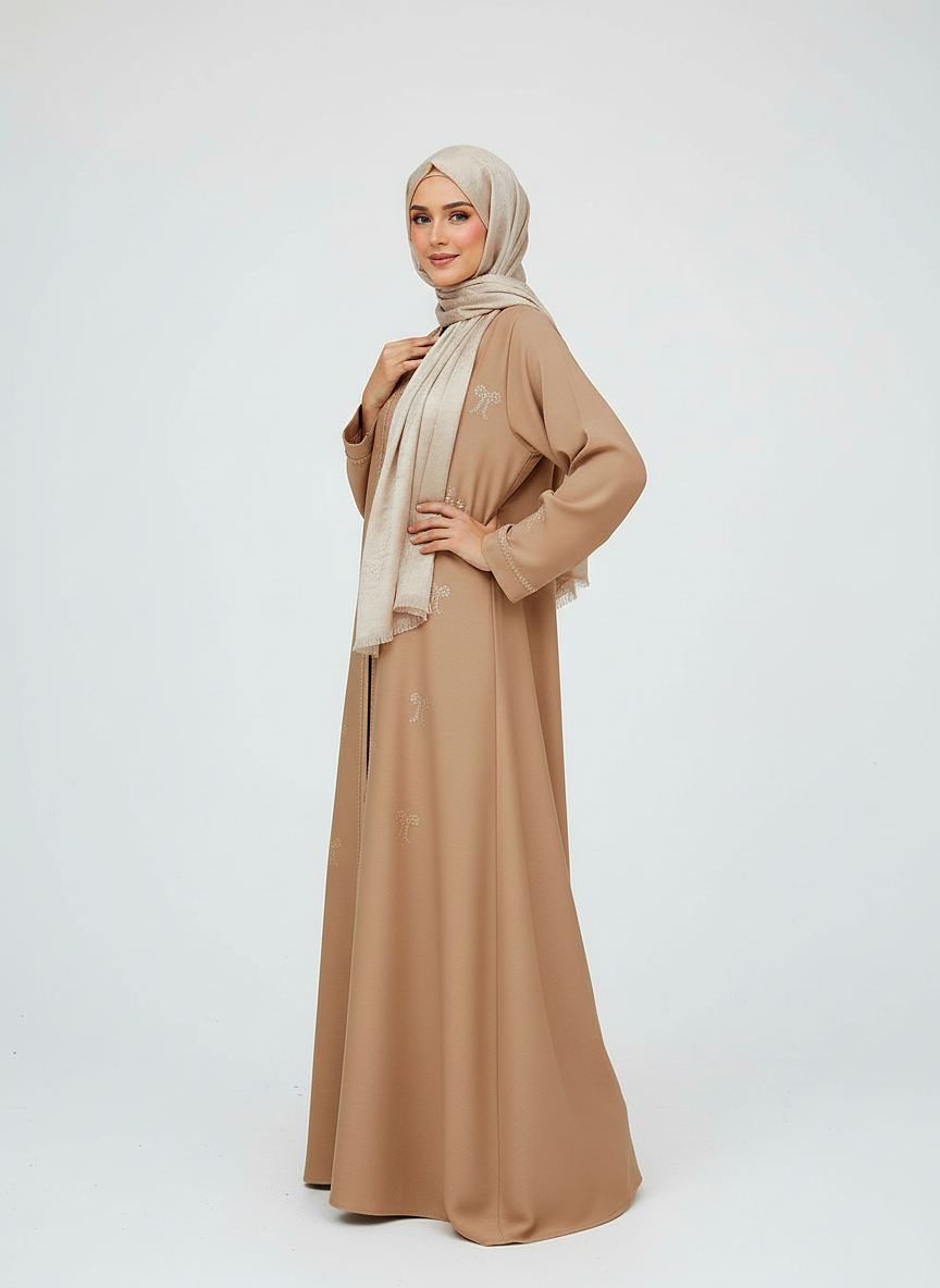 Festive Collection Abaya _ Desert