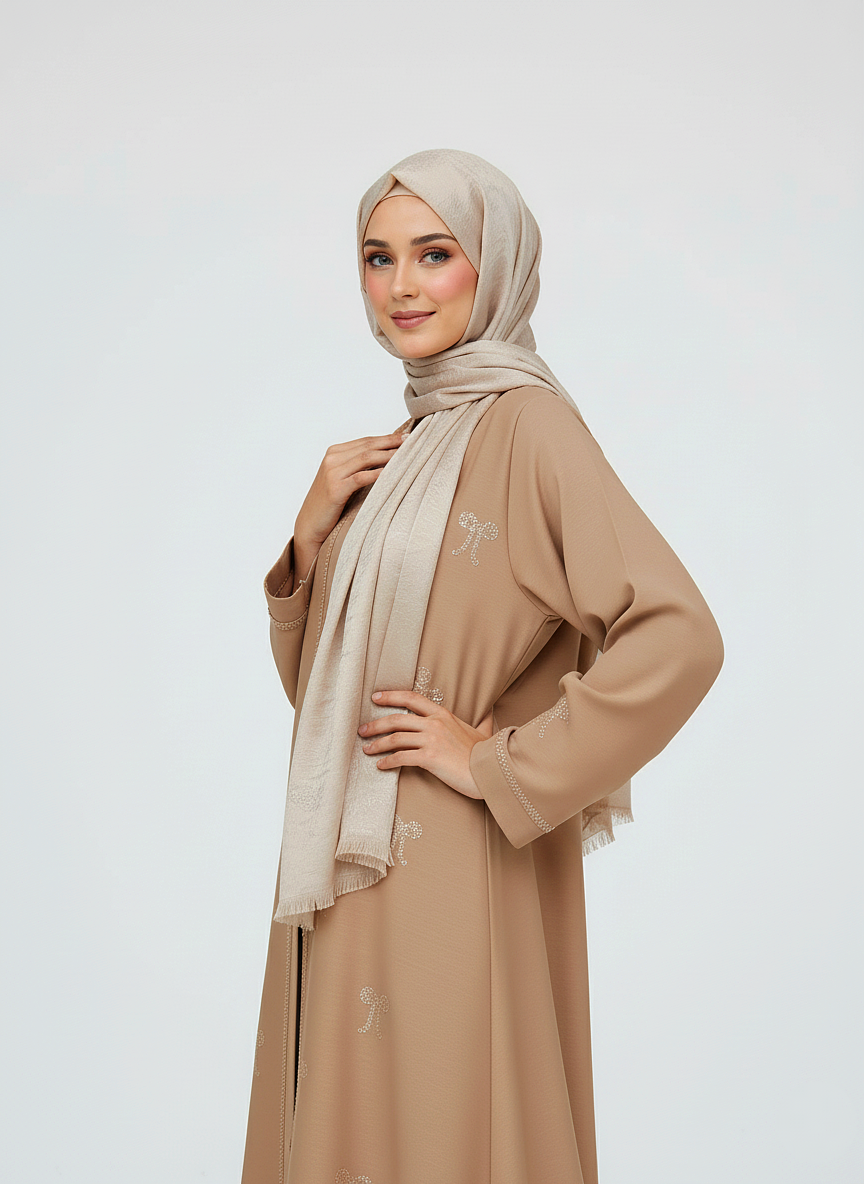 Festive Collection Abaya _ Desert