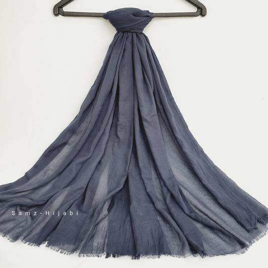 Turkish Lawn Hijab Peanut Gray