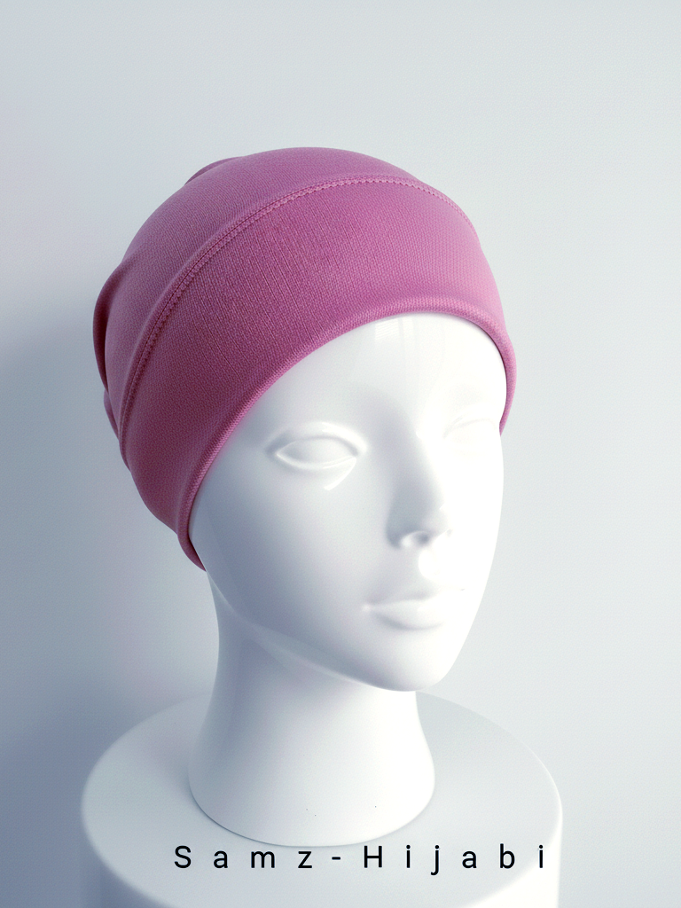 Tube Band Cap - Dusty Pink