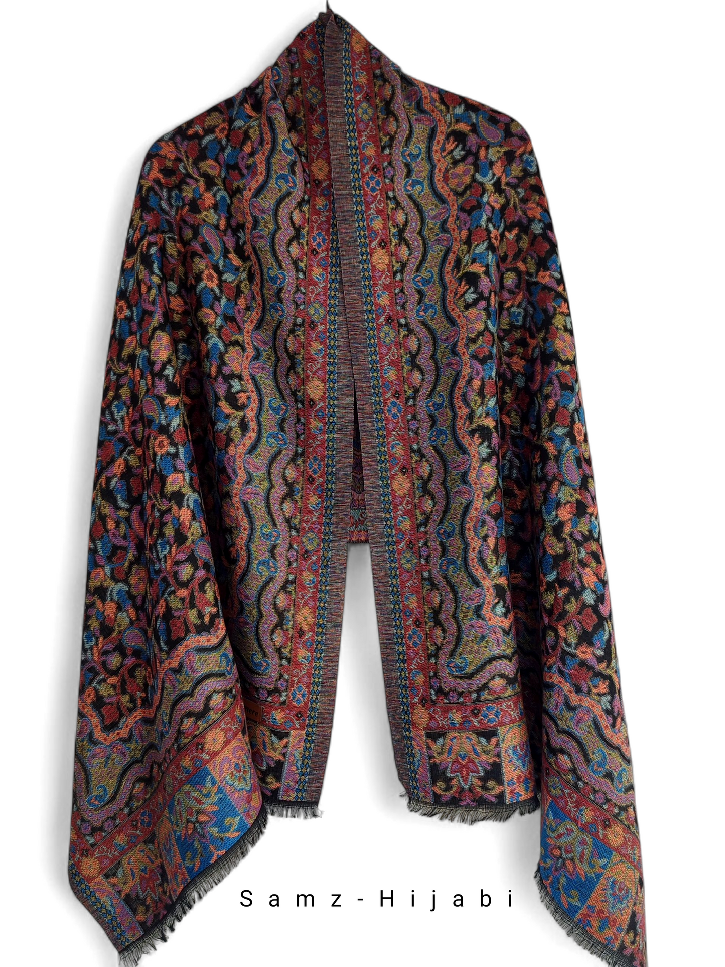 Khani Work Pashmina Stole Design 04