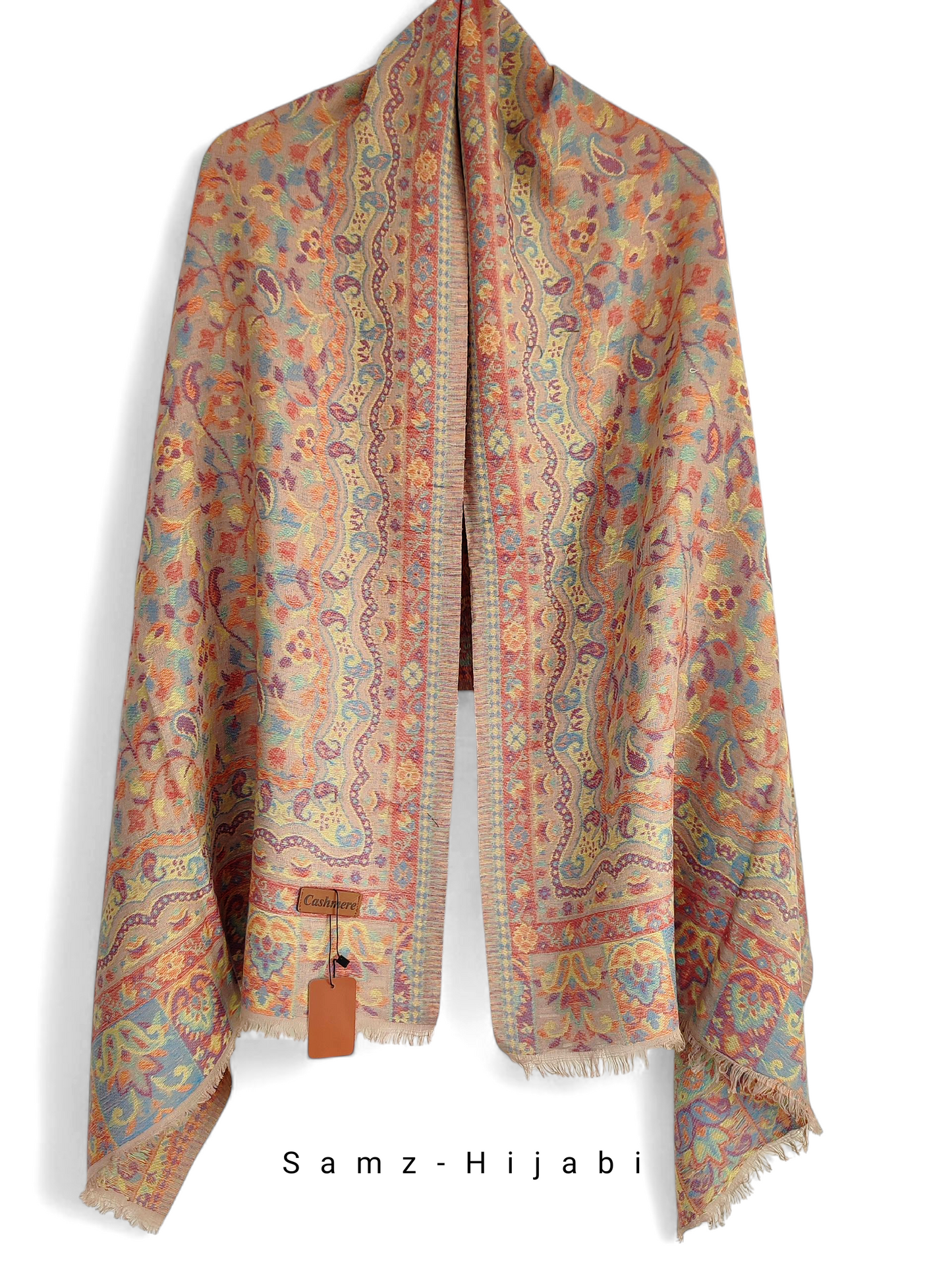 Khani Work Pashmina Stole Design 01