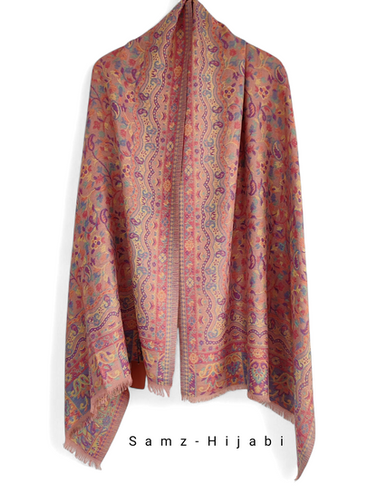 Khani Work Pashmina Stole Design 06