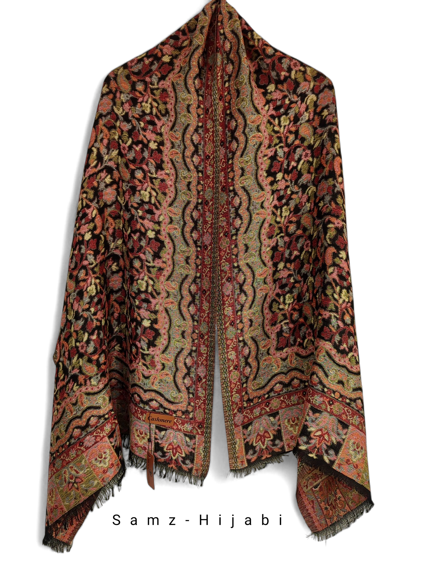 Khani Work Pashmina Stole Design 08