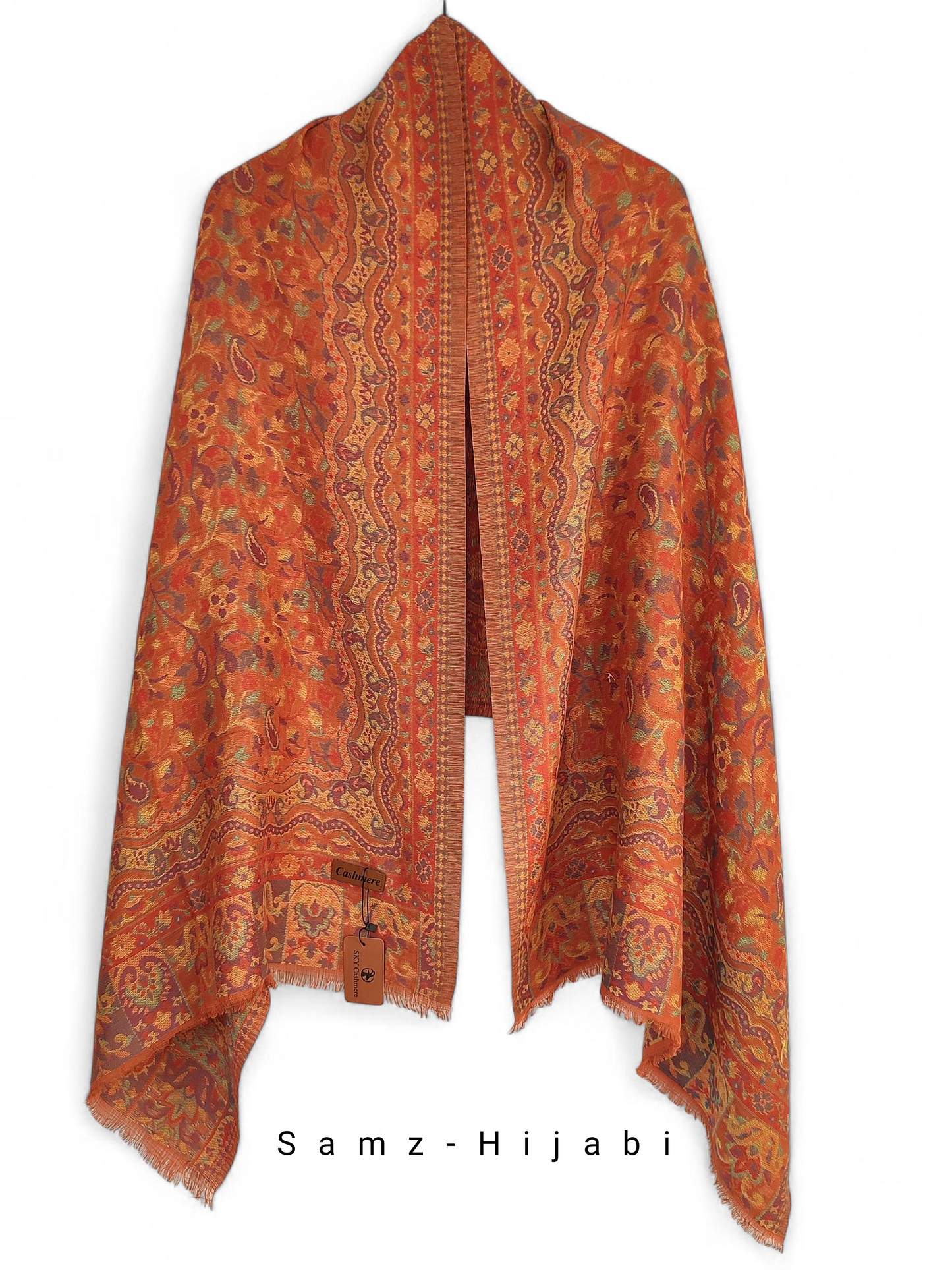 Khani Work Pashmina Stole Design 10